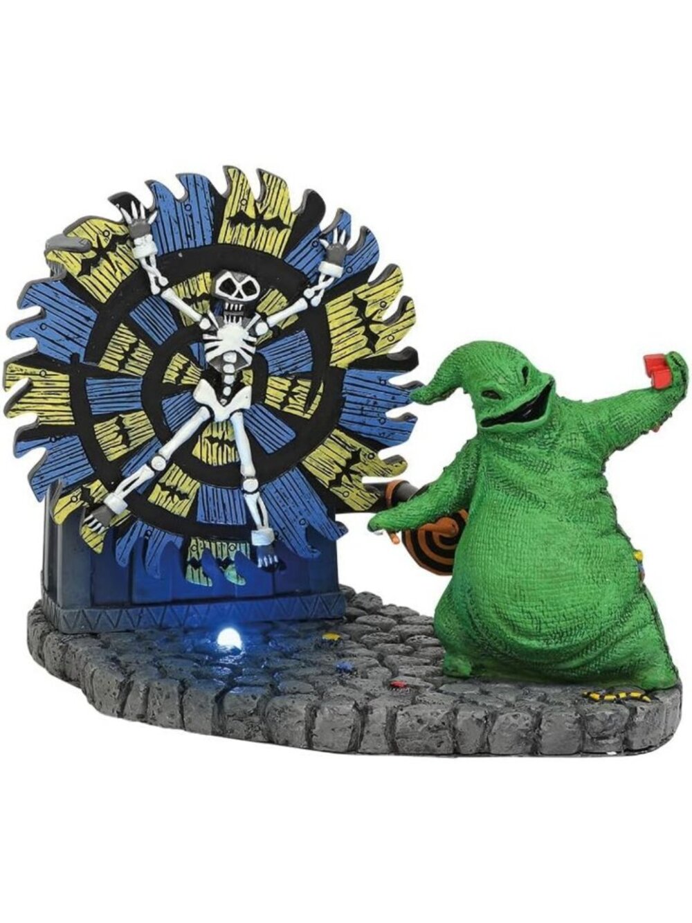 Lit Animated Oogie Boogie Figurine - Nightmare Before Christmas Village